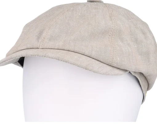 Flat Caps-Mayser Seven Leinen Beige-gem Flat Cap -