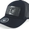 Trucker-Bearded Man Shades And Beard Patch Black A-Frame Trucker -