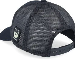 Trucker-Bearded Man Shades And Beard Patch Black A-Frame Trucker -