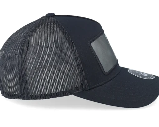 Trucker-Bearded Man Shades And Beard Patch Black A-Frame Trucker -
