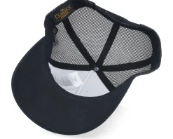 Trucker-Bearded Man Shades And Beard Patch Black A-Frame Trucker -