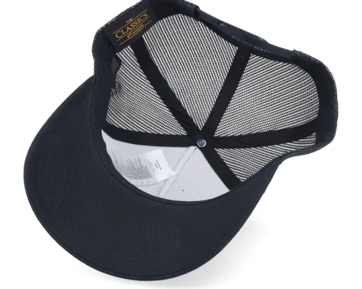 Trucker-Bearded Man Shades And Beard Patch Black A-Frame Trucker -