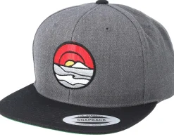 Best Wild Spirit Shades Of Nature Charcoal/Black Snapback -