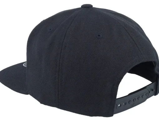 Snapback-Bearded Man Shadow Logo Black Snapback -
