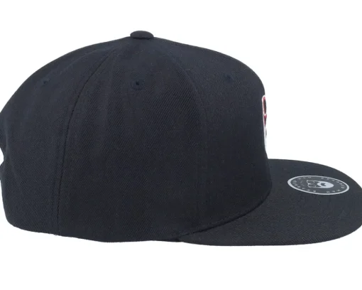 Snapback-Bearded Man Shadow Logo Black Snapback -