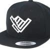 Snapback-Xaka Shaka Hand Black/White Snapback -