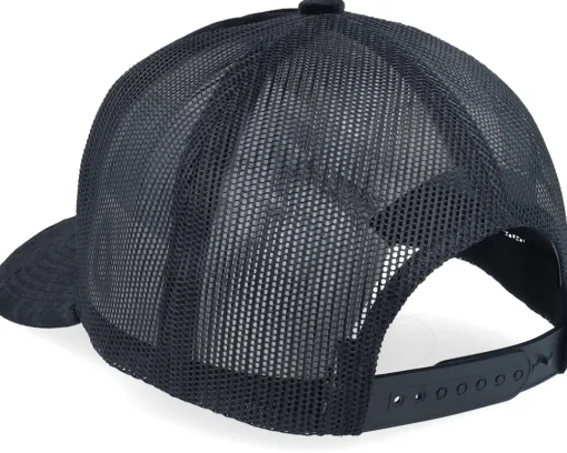 Trucker-Calza Pennello Shark Big Patch Velvet Trucker - Black