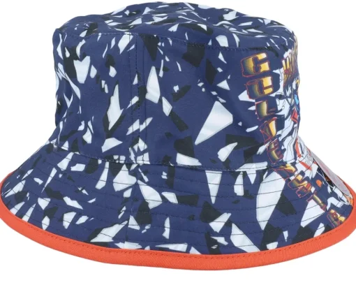 Buckets-Mitchell & Ness Shattered Big Face Navy Bucket - Blue