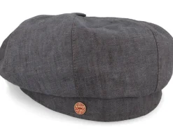 Hot Mayser Shelby Linen Brown Flat Cap -