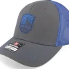 Clearance Wild Spirit Shield Peak 112 Split Charcoal/Royal Trucker - Grey