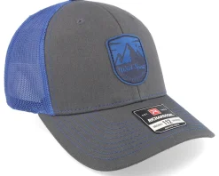 Clearance Wild Spirit Shield Peak 112 Split Charcoal/Royal Trucker - Grey