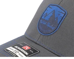 Clearance Wild Spirit Shield Peak 112 Split Charcoal/Royal Trucker - Grey