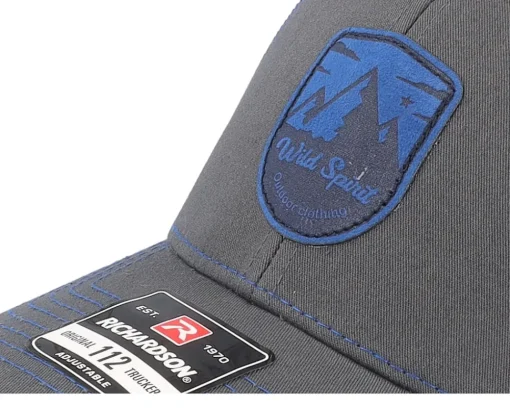 Clearance Wild Spirit Shield Peak 112 Split Charcoal/Royal Trucker - Grey