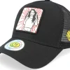 Trucker-Lucid Smile Shine Girl Patch Trucker - Black