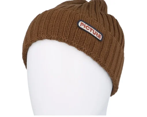 Clearance Picture Ship Beanie Bison Cuff - Brown