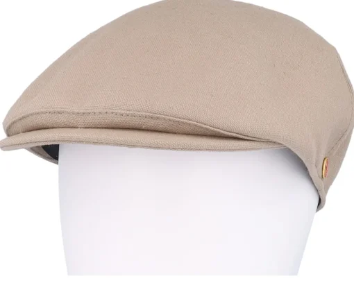 Fashion Mayser Sidney Como Camel Flat Cap -