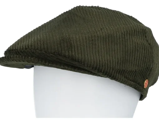 Outlet Mayser Sidney Corduroy Loden Flat Cap -
