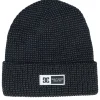 Skate-DC Sight Beanie Reflective Black Cuff -