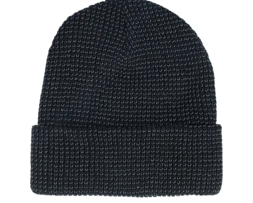 Skate-DC Sight Beanie Reflective Black Cuff -
