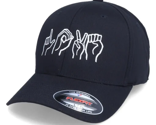 Online Iconic Sign Of Love Black Flexfit -