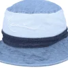 Buckets-Karl Kani Signature Block Denim Hat Blue Bucket -