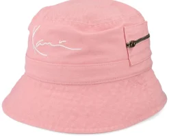 Fashion Karl Kani Signature Washed Zip Hat Rose Bucket -