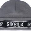 Cuff Beanies-SikSilk Tape Charcoal Cuff -
