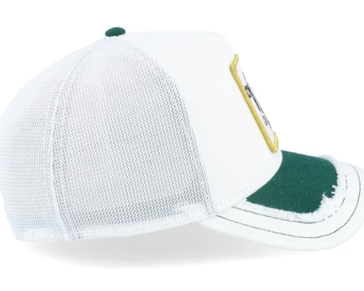 Trucker-Goorin Bros. Silky Cow Silky Roots White A-Frame Trucker -