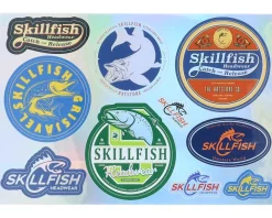 Hot Skillfish Silver/Multi Stickers -