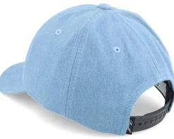Online Reell Single Script Cap Light Blue Denim Dad Cap -