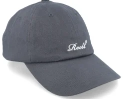 Dad Cap-Reell Single Script Dark Grey Dad Cap -