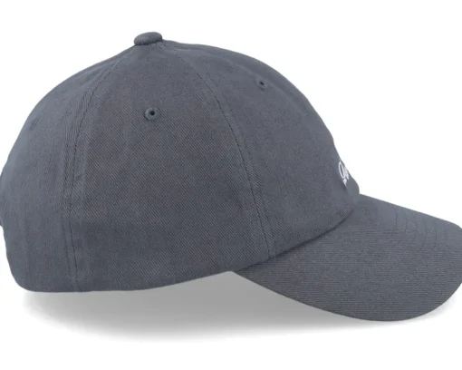 Dad Cap-Reell Single Script Dark Grey Dad Cap -