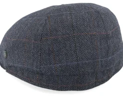 Best City Sport Sixpence Navy Flat Cap -