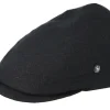 Best City Sport Sixpence Stripe Black Flat Cap -