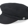 Vega-Barts Skipper Black Flat Cap -