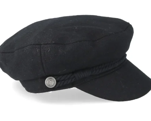 Vega-Barts Skipper Black Flat Cap -