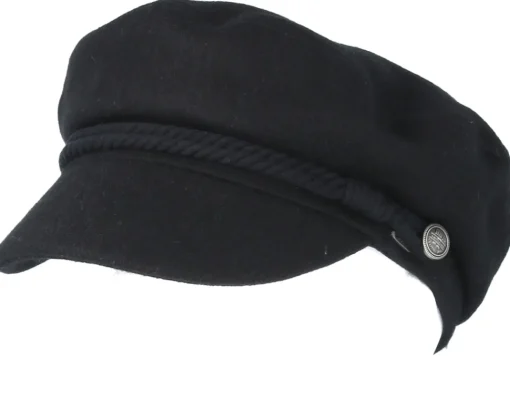 Vega-Barts Skipper Black Flat Cap -