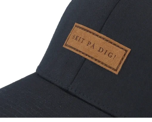 Flexfit-Kränkt! Skit På Dig Patch Flexfit Wooly Combed - Black