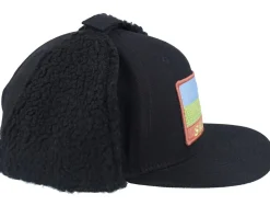 Online Wild Spirit Skåne Canvas Flatbrim Black Earflap -
