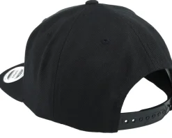 Snapback-Born To Ride Skull & Pistons Patch Black Snapback -