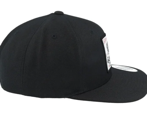 Snapback-Born To Ride Skull & Pistons Patch Black Snapback -
