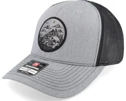 Trucker-Wild Spirit Skull Mountain 112 Heather Grey/Black Trucker -