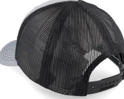 Trucker-Wild Spirit Skull Mountain 112 Heather Grey/Black Trucker -