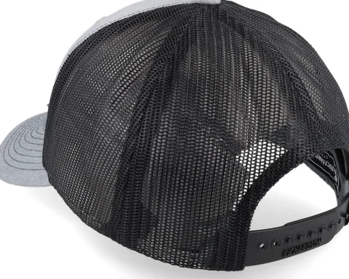 Trucker-Wild Spirit Skull Mountain 112 Heather Grey/Black Trucker -