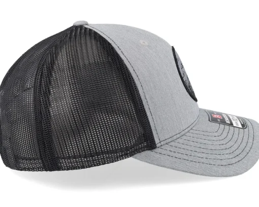 Trucker-Wild Spirit Skull Mountain 112 Heather Grey/Black Trucker -