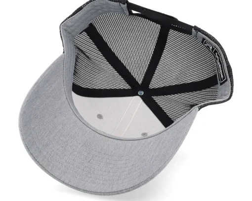 Trucker-Wild Spirit Skull Mountain 112 Heather Grey/Black Trucker -