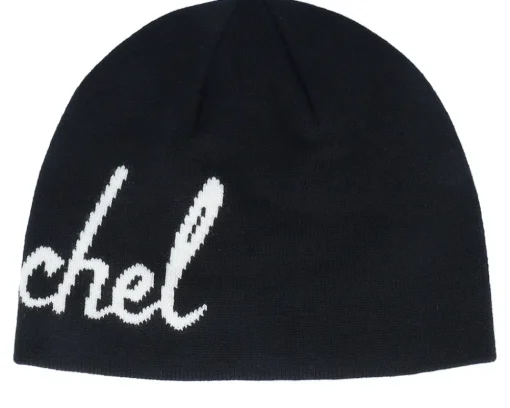 Discount Herschel Skullcap Script Black Beanie -