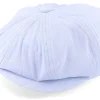 Flat Caps-MJM Hats Slub Cotton Light Blue Flat Cap -