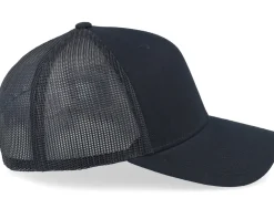 Trucker-Wild Spirit Small Engraved Mountain Black Trucker -