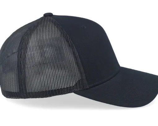 Trucker-Wild Spirit Small Engraved Mountain Black Trucker -